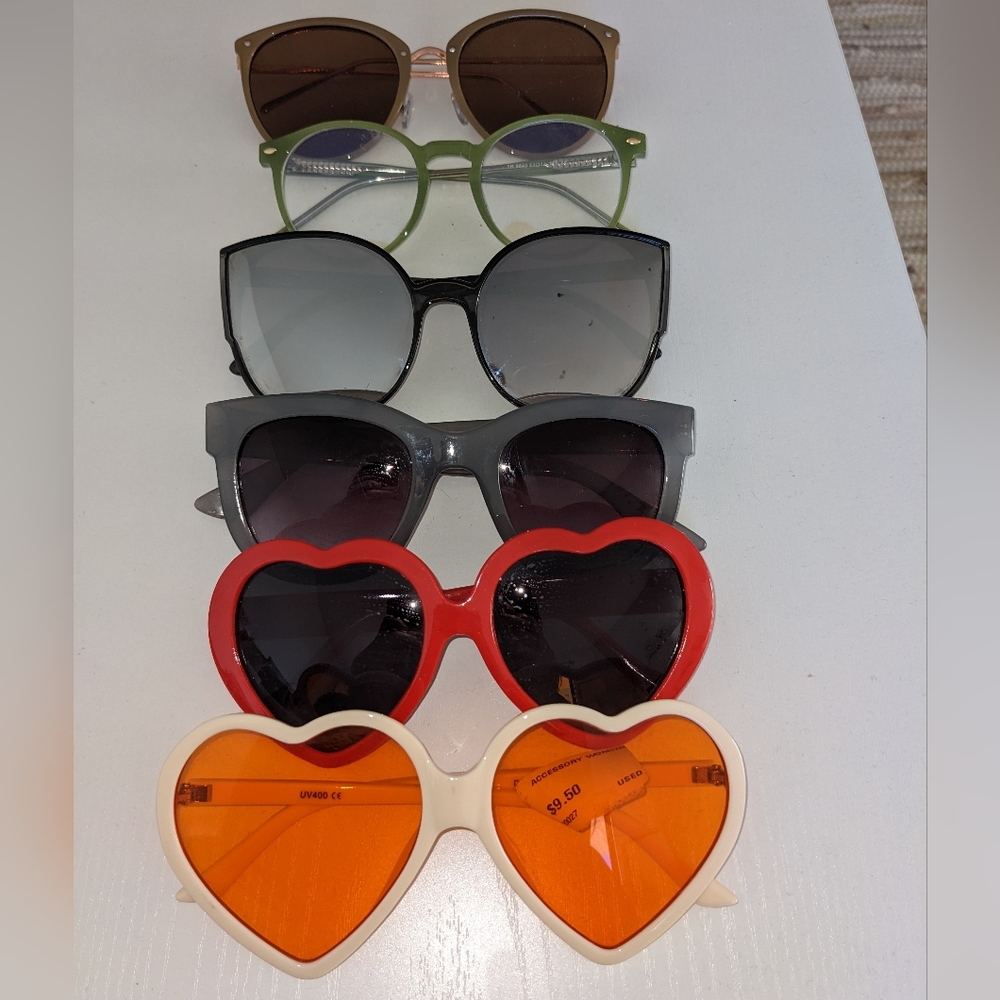 Various Sunglasses and blue light glasses